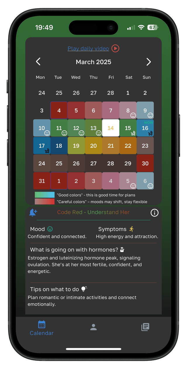 Code Red App Homescreen